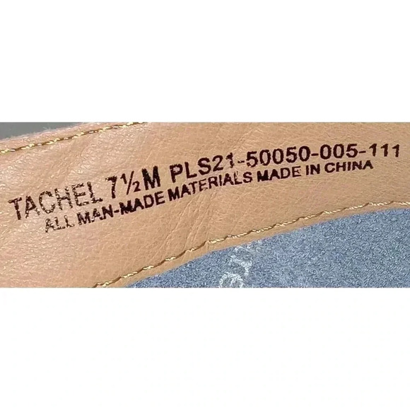 Baretraps Womens Slingback Sandal Blue Leather Crocodile Skin Open Toe Size 7.5M - Picture 7 of 7